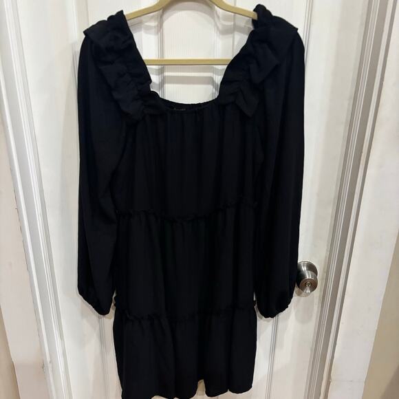 Oddy Oversized Black Dress - Size L - Picture 2 of 4